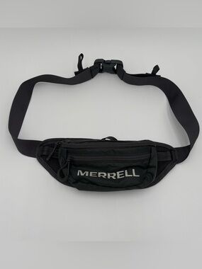 *NWOT* Merrell Black Belt Pack with Logo Front Pocket